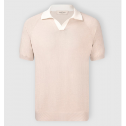 POLO EN COTON UNI AVEC UN...