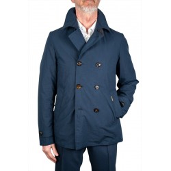 CABAN BLEU MARINE EN COTON...