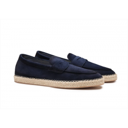 ESPADRILLE EN DAIM BLEU MARINE