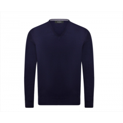 PULL COL V EN CACHEMIRE 2 FILS