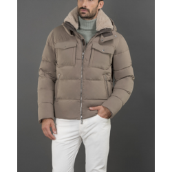 BLOUSON MATELASSE EN DUVET