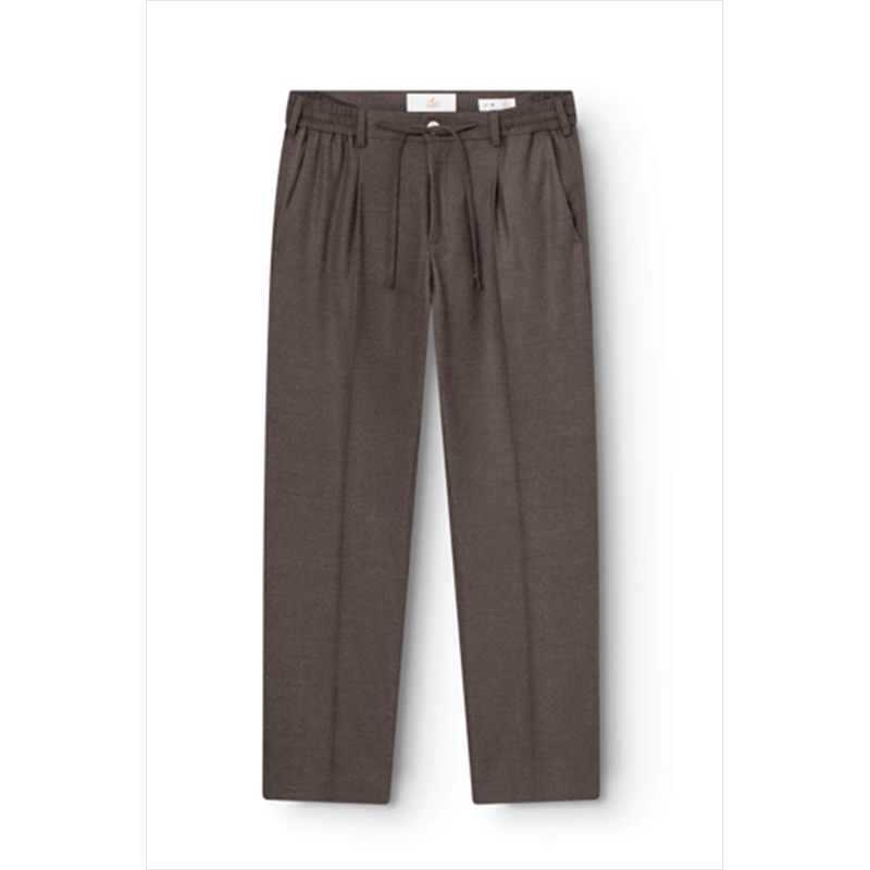 PANTALON TRAVEL A CORDON EN LAINE MERINOS LORO PIANA