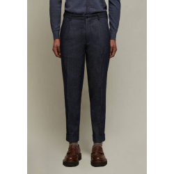 PANTALON  EN LAINE COTON ET...