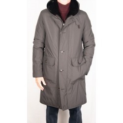 PARKA MARRON EN NYLON...